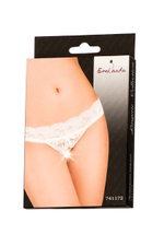 Эротические трусики с декоративным вырезом сзади (46-48) (Цвет: белый)
