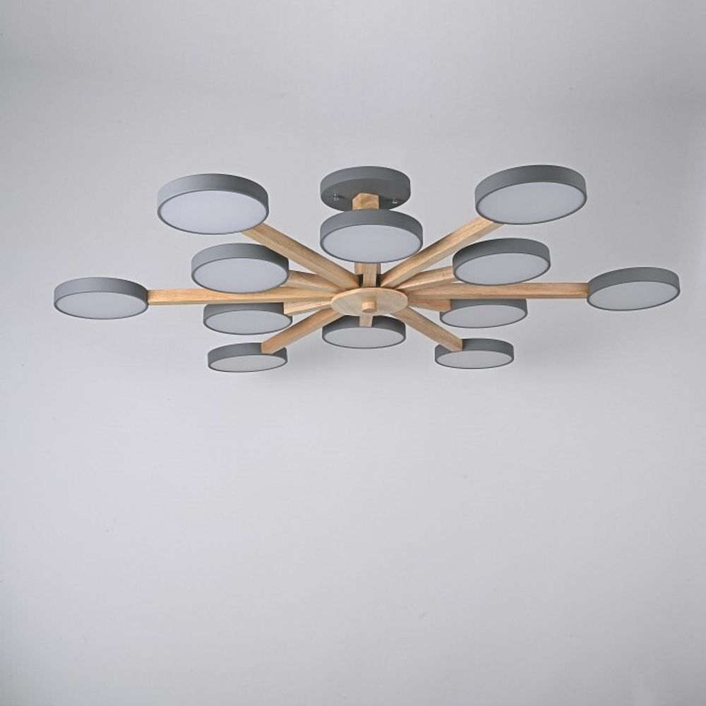 Люстра на штанге Imperiumloft TURNA Gray TURNA-B01