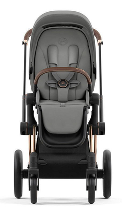 Коляска Cybex Priam IV Rosegold complete и автокресло Cloud G i-Size Almond Beige Plus 3 в 1 Mirage Grey