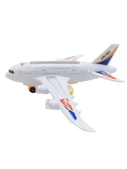 Игрушка самолет детский для мальчика на батарейках