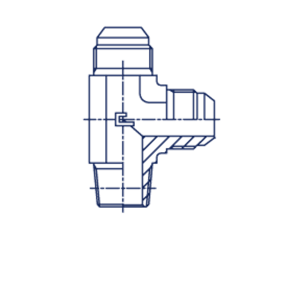 Штуцер FLC JIC 9/16" NPT3/8"