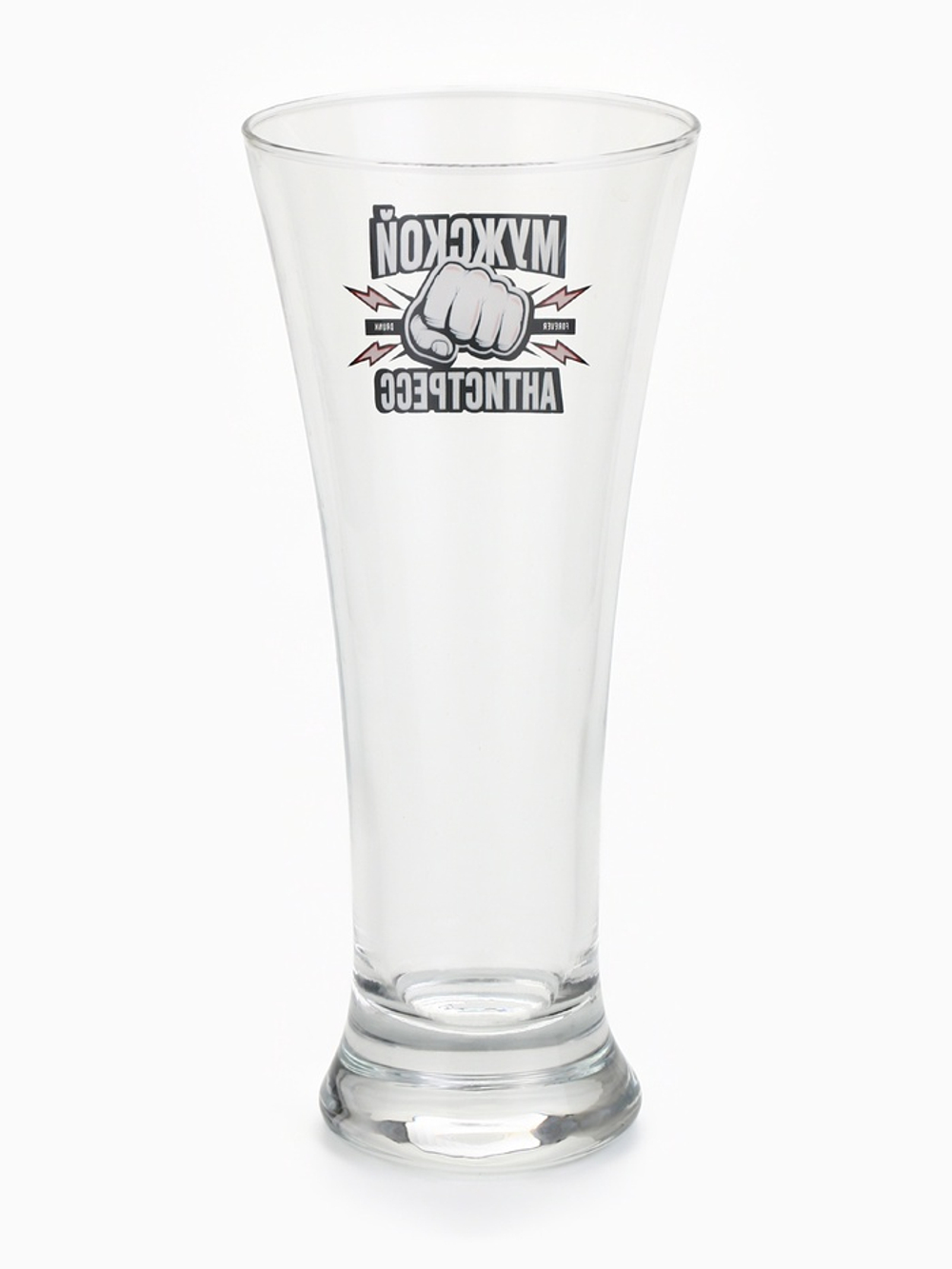 Бокал для пива с надписью «Мужской антистресс», 320 мл