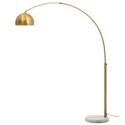 Торшер Madali 160 см, латунь, белый мрамор