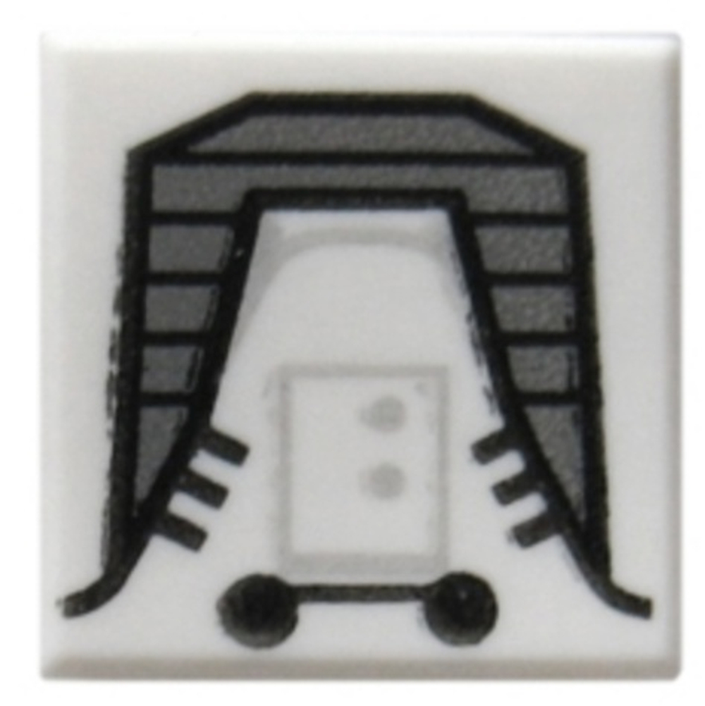 Плитка 1 x 1 с узором реактивного ранца «ЮЗ Галактическая Империя» 3070bpb091