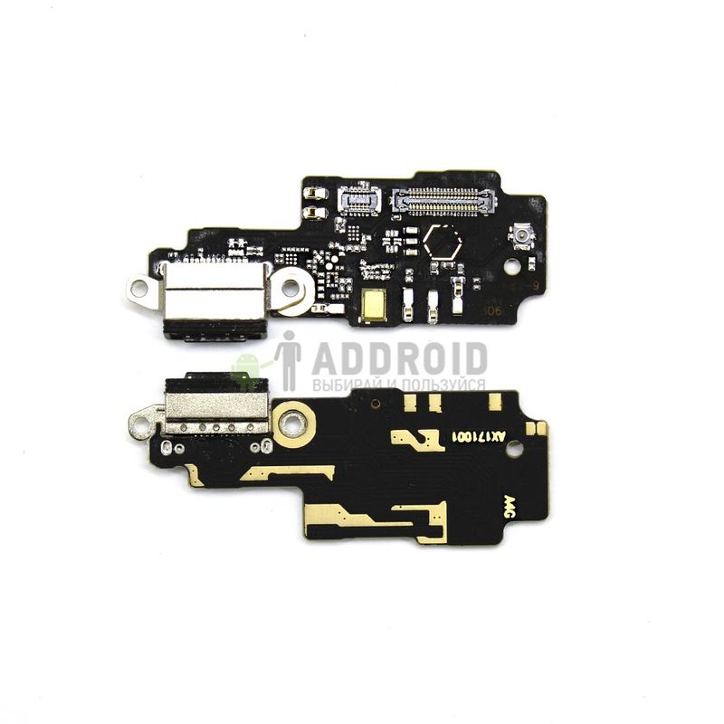 Нижняя плата для Xiaomi Mi Mix 2 с разъемом зарядки (usb) и микрофоном
