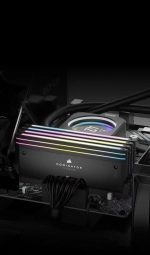 Оперативная память CORSAIR Dominator Titanium RGB, 32 Гб DDR5 (2x16 Гб), CL34, 7200 МГц, (CMP32GX5M2X7200C34)