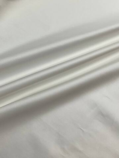 Шелк с хлопком белый