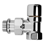 Набор термостатический для радиатора угловой Royal Thermo Design 1/2quot;М30х1,5 (Хром)