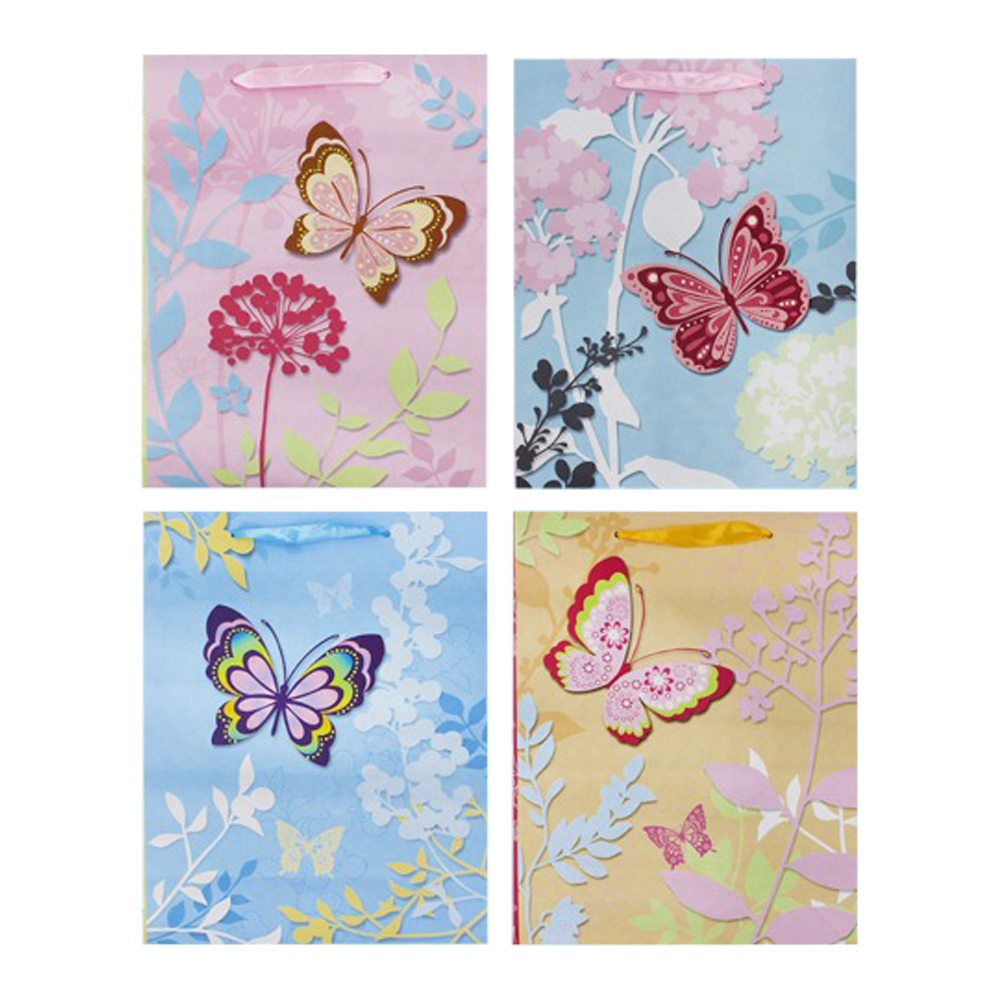 Подарочный пакет Basir, серия "Бабочка", 32*44*11 см, ассорти