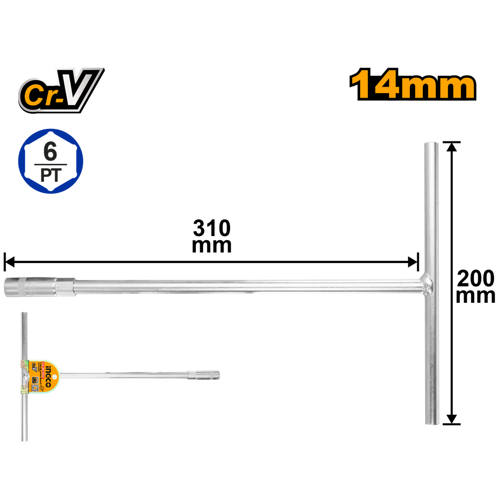 Ключ торцевой INGCO HTSW1408 14 мм