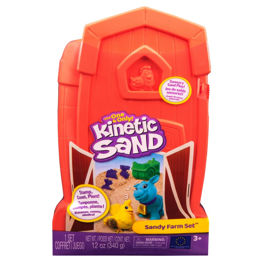 Kinetic Sand - Кинетический песок ПЕСОЧНАЯ ФЕРМА 340 г + аксессуары 6072781