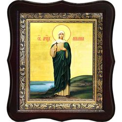 Акилина Старшая (Гречишница), Библосская (Финикийская) Святая мученица. Икона на холсте.