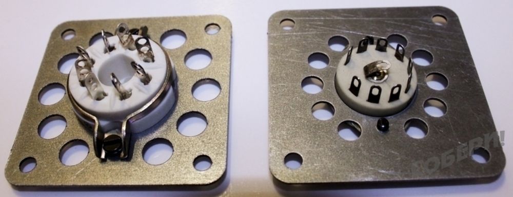 как установить ламповую 8-штырьковую панельку