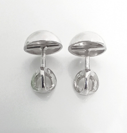 Серьги пусеты Эстерелла, серебро 925*, родированные/Ф