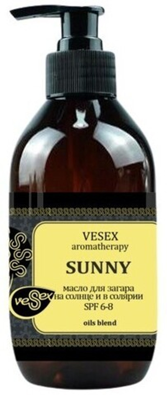 Натуральное масло для безопасного загара SPF 6-8 / Sunny (Санни)