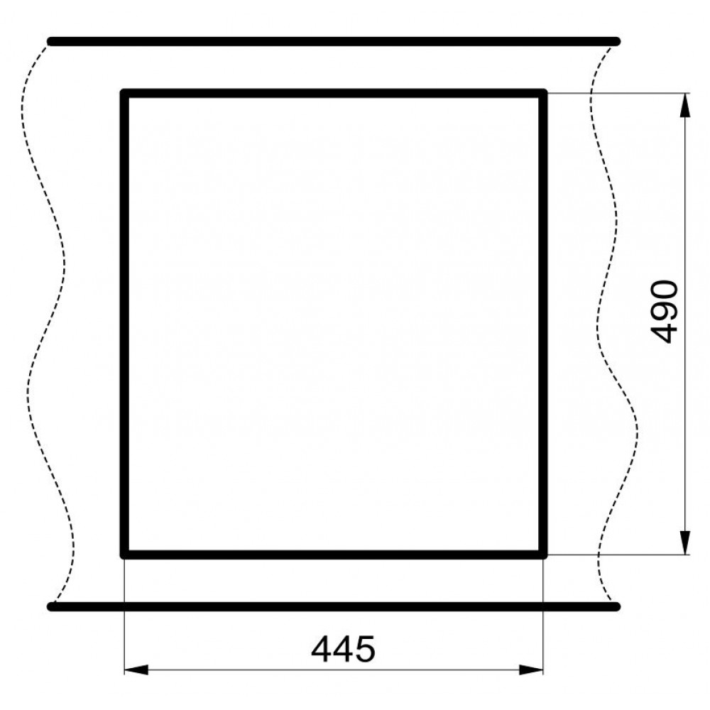 Мойка для кухни MILACIO Murcia 46 Cuarzo MC.77033, серый металлик