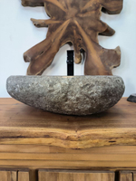 Раковина из речного камня RS-65884 46х44х15 из натурального камня