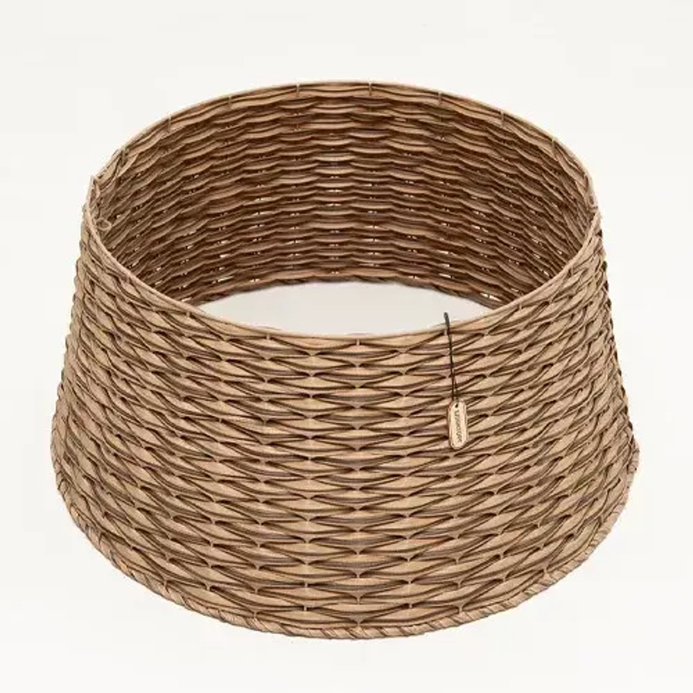 Корзина под елку Прованс 87*55*27 см., разборная, орех, ЕлкиТорг (87-219)