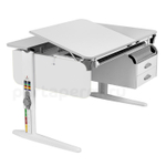 Растущая парта Дэми СУТ 62 с тумбой (1150×750 мм)