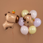 Фольгированный шар-фигура «Капибара с черепашкой», 64 см