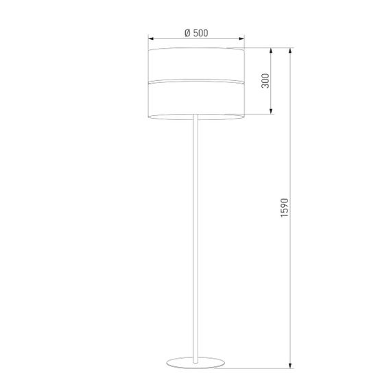Торшер TK Lighting 5241 Linobianco