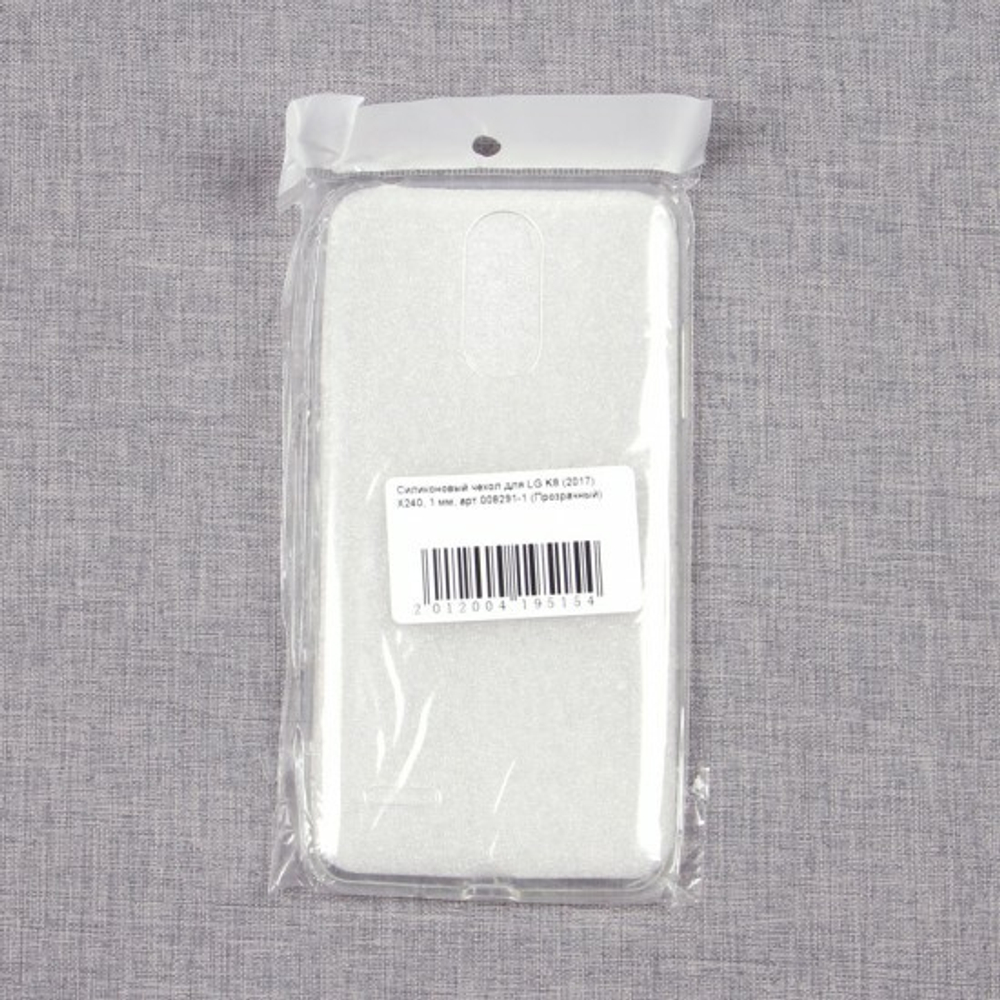 Силиконовый чехол для LG K8 (2017) X240, 1 мм, 008291-1 Черный