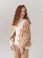 Кардиган для девочки в школу AT1010 сахара