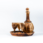 Графин с тремя рюмками на подносе RN3