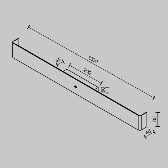 Бра Maytoni MOD492WL-L20BK