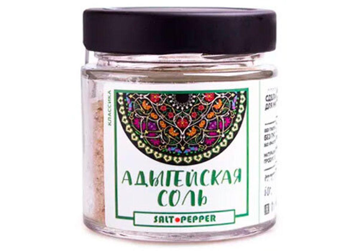 Соль адыгейская "Salt & Pepper", 130г