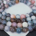 Агат Ботсвана, персиковый, р-р 8мм