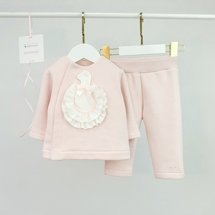 Комплект джемпер и брюки SoftTouch, Розовый жемчуг