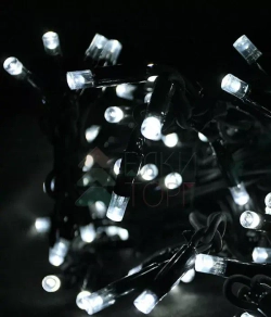 Светодиодная бахрома Sealed 3,2*0,9 м., 220V., 232 холодных белых LED ламп, черный каучук, Beauty Led (LL232-1-2W)