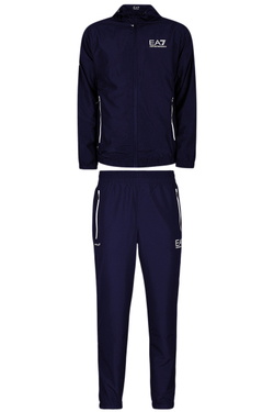 Мужской теннисный костюм EA7 Man Woven Tracksuit - небесный