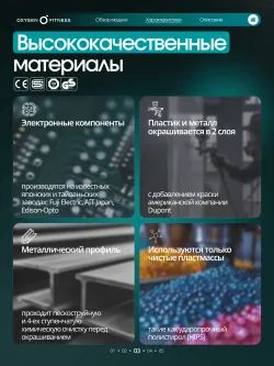 Эллиптический тренажер OXYGEN FITNESS MINT