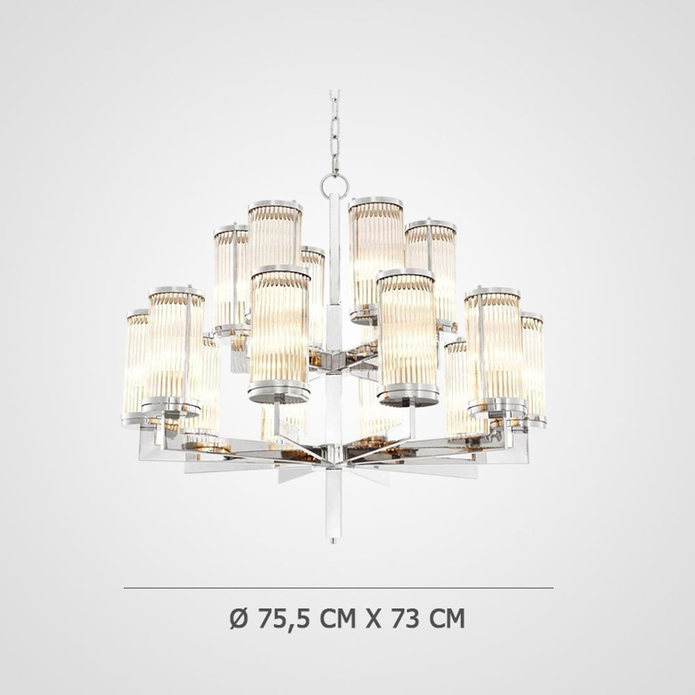 Подвесная Люстра Сilindery Silver D75 By Imperiumloft