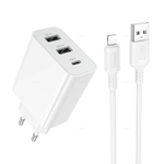 Зарядное устройство на Lightning Borofone BA105A (white)