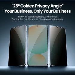 Стекло "Антишпион" от Nillkin для смартфона Samsung Galaxy S25 Edge, серия Guardian Privacy Tempered Glass Screen Proetector