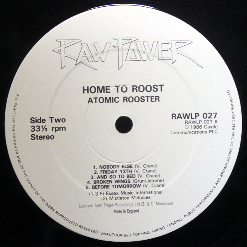 Atomic Rooster / Home To Roost (2LP)