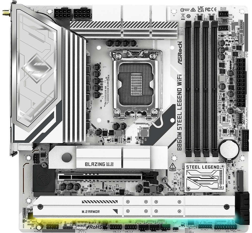 Материнская плата ASRock B860M STEEL LEGEND WIFI DDR5