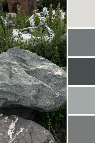 Block stone decorative Andesite /tn
