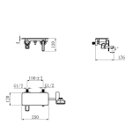 Смеситель Lemark Mista LM6414WG для ванны