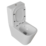 Унитаз-компакт безободковый WAVE APEKS Tornado1.0,гор,ниж,2-кн.арм,сид.полипр,м/л,быстр,БЕЛЫЙ глянец