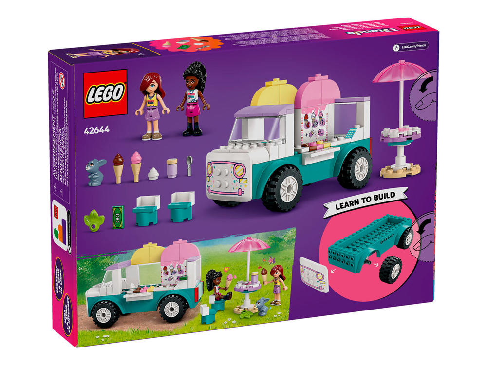 LEGO Friends 42644 «Грузовик с мороженым в Хартлейк-Сити» — летнее настроение