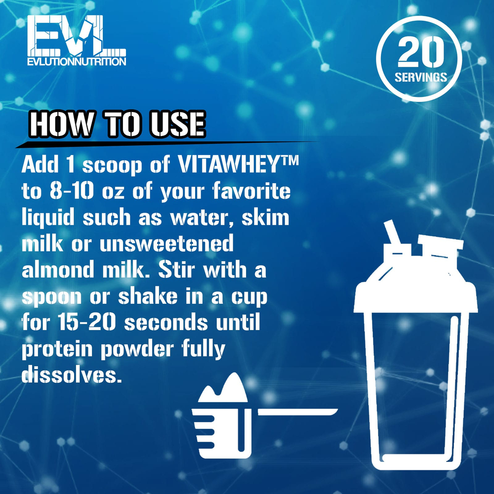 EVLution Nutrition, VitaWhey, шоколад, 596 г (21 унция)