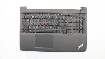 Верхняя панель с клавиатурой (топкейс) для ноутбука Lenovo ThinkPad S540 черная, раскладка русская (00HM278)