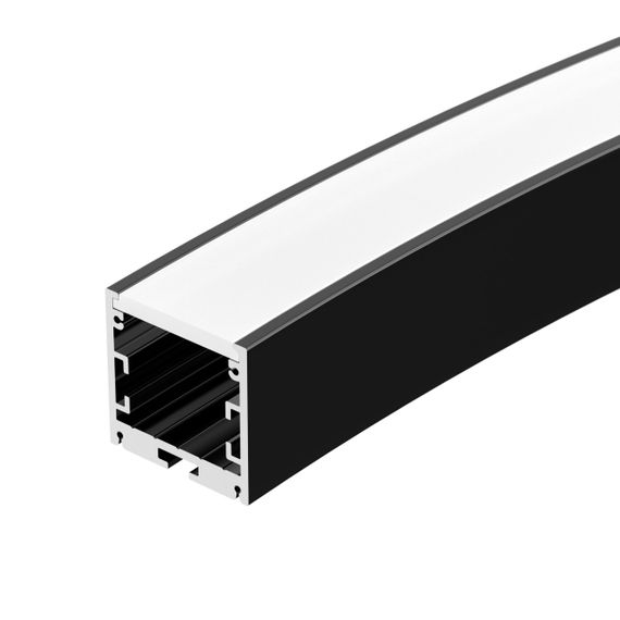 Профиль Arlight SL-ARC-3535-D1500-A90 BLACK (1180мм, дуга 1 из 4) 025514