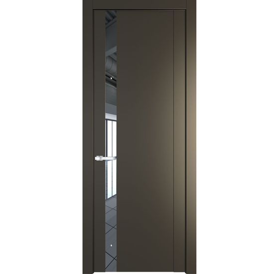 Межкомнатная дверь эмаль Profil Doors 1.2P перламутр бронза зеркало