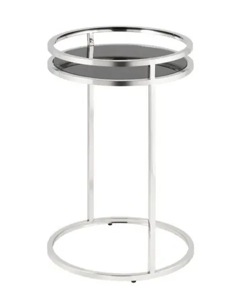 Журнальный столик Gest Ø41х60 см, серебро