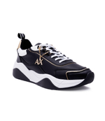 кожаные кроссовки Armani Exchange - черный(XDX104 XV580)